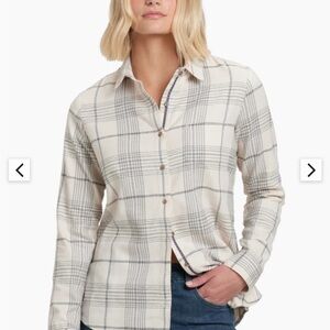 Kuhl Kamila NWOT Flannel Plaid Button-Up Women's shirt